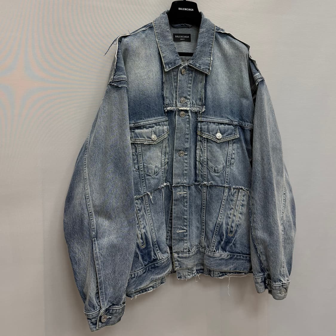 발렌시아가 컷업 데님자켓 (110)  상품이미지2