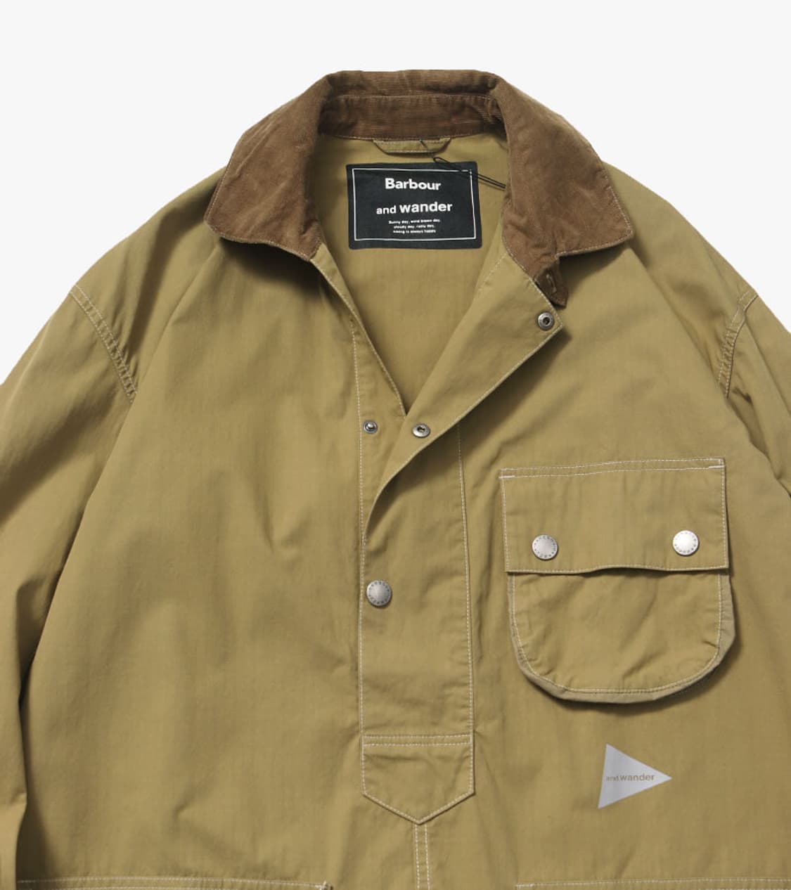 BARBOUR X AND WANDER - CORDURA PULLOVER 상품이미지4