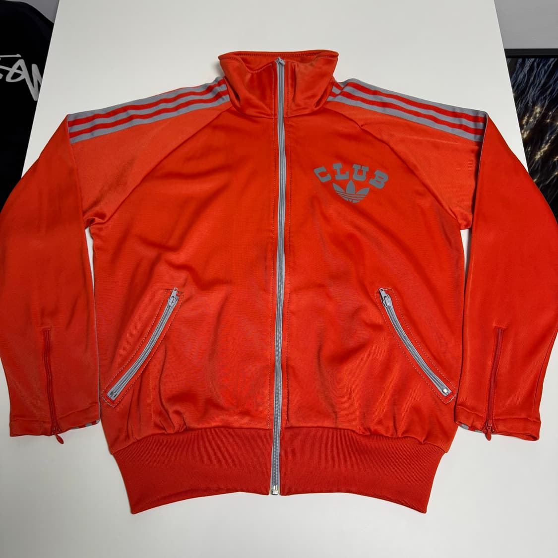 00s 아디다스 아디클럽 파이어버드 빅 프린팅 져지 집업 상품이미지1