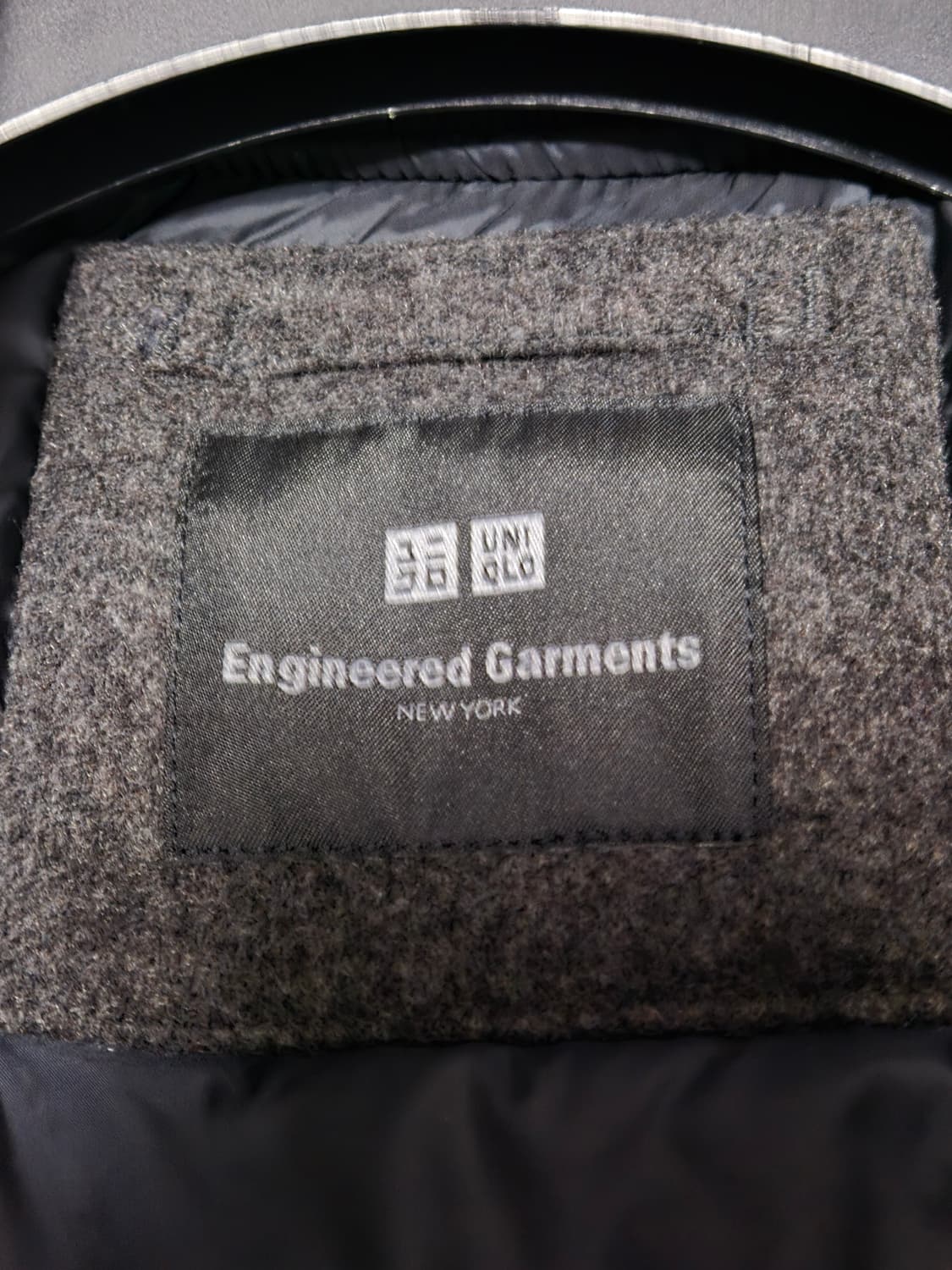 유니클로 엔지니어드가먼츠 콜라보 쇼트블루종 다크그레이 M사이즈 상품이미지5