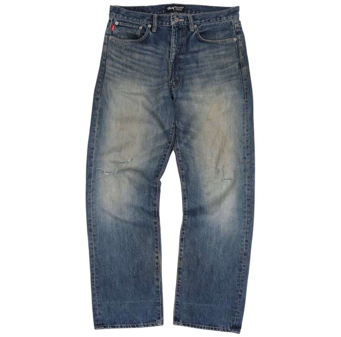 스투시 2000s 러프 러기드 아치 로고 데님 팬츠 상품이미지3