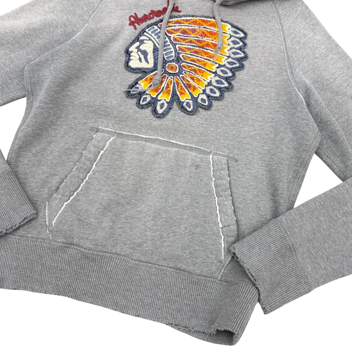 아베크롬비 보헤미안 그래픽 그레이 후드티 상품이미지5