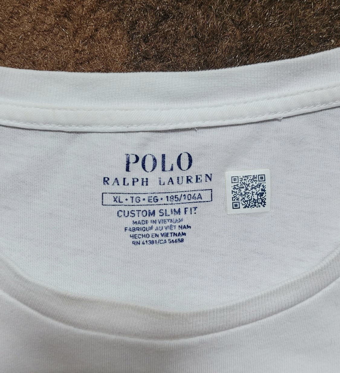 폴로 랄프로렌 남성용 빅포니 화이트 라운드티(XL) 상품이미지5