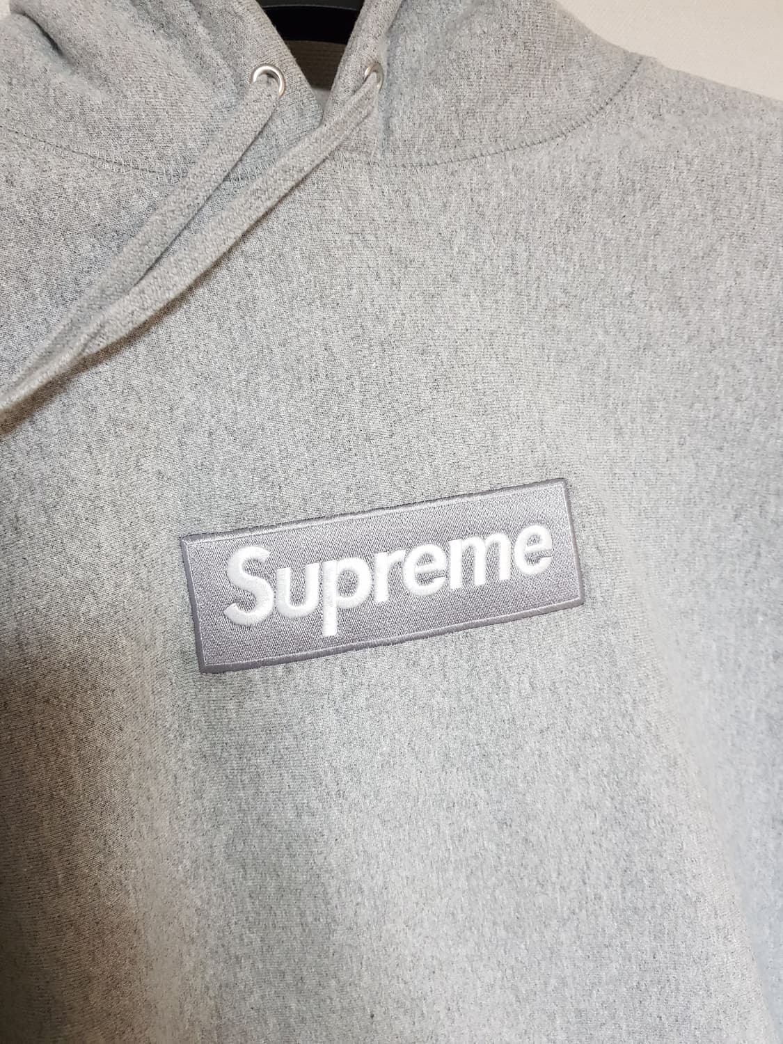 슈프림 박스로고 후드 티셔츠 그레이 24FW 상품이미지5