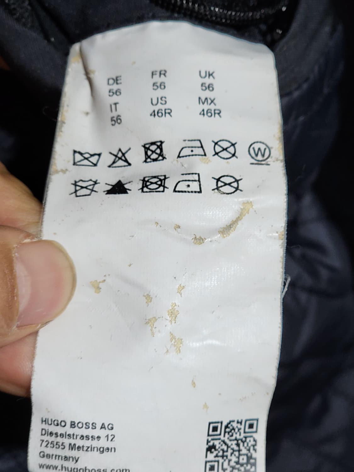 (XL) 휴고보스 점퍼 블랙 캐주얼 자켓  상품이미지5