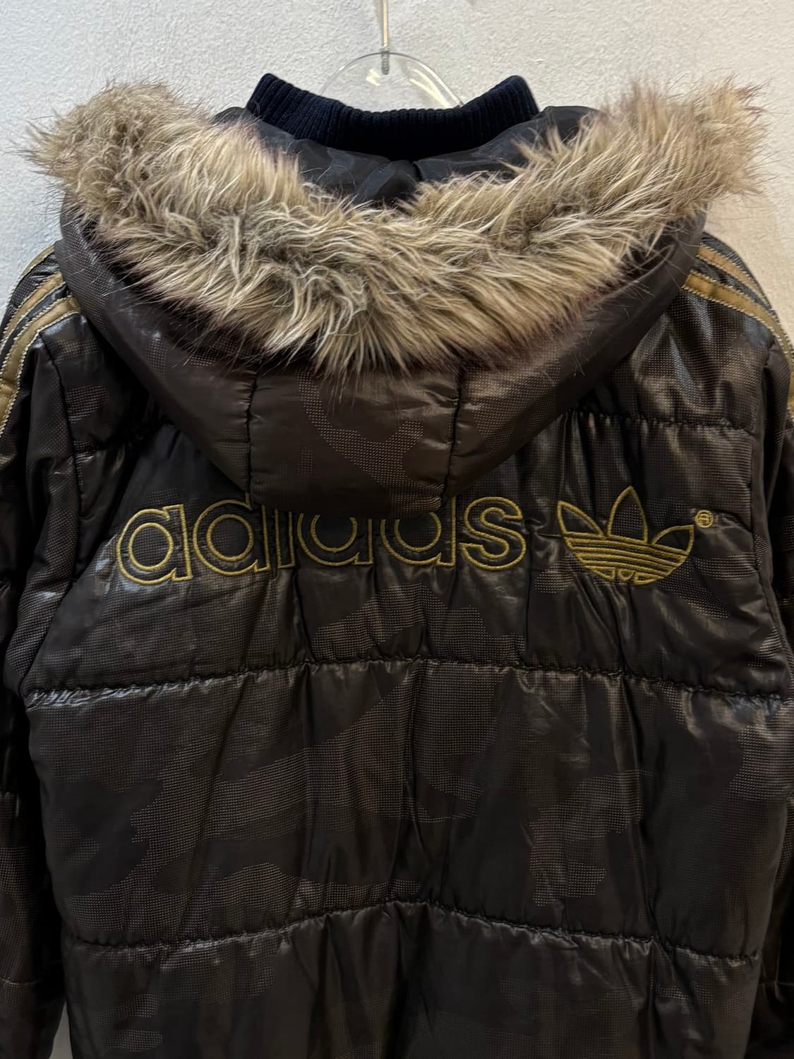 adidas camo fur padding 상품이미지5