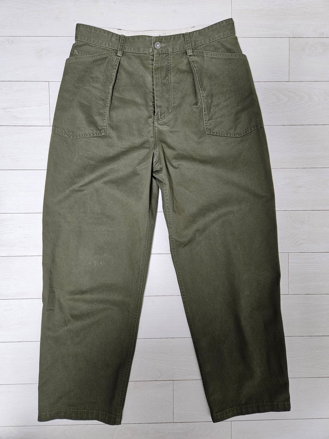 러프사이드 26SS 덱팬츠 올리브 상품이미지3