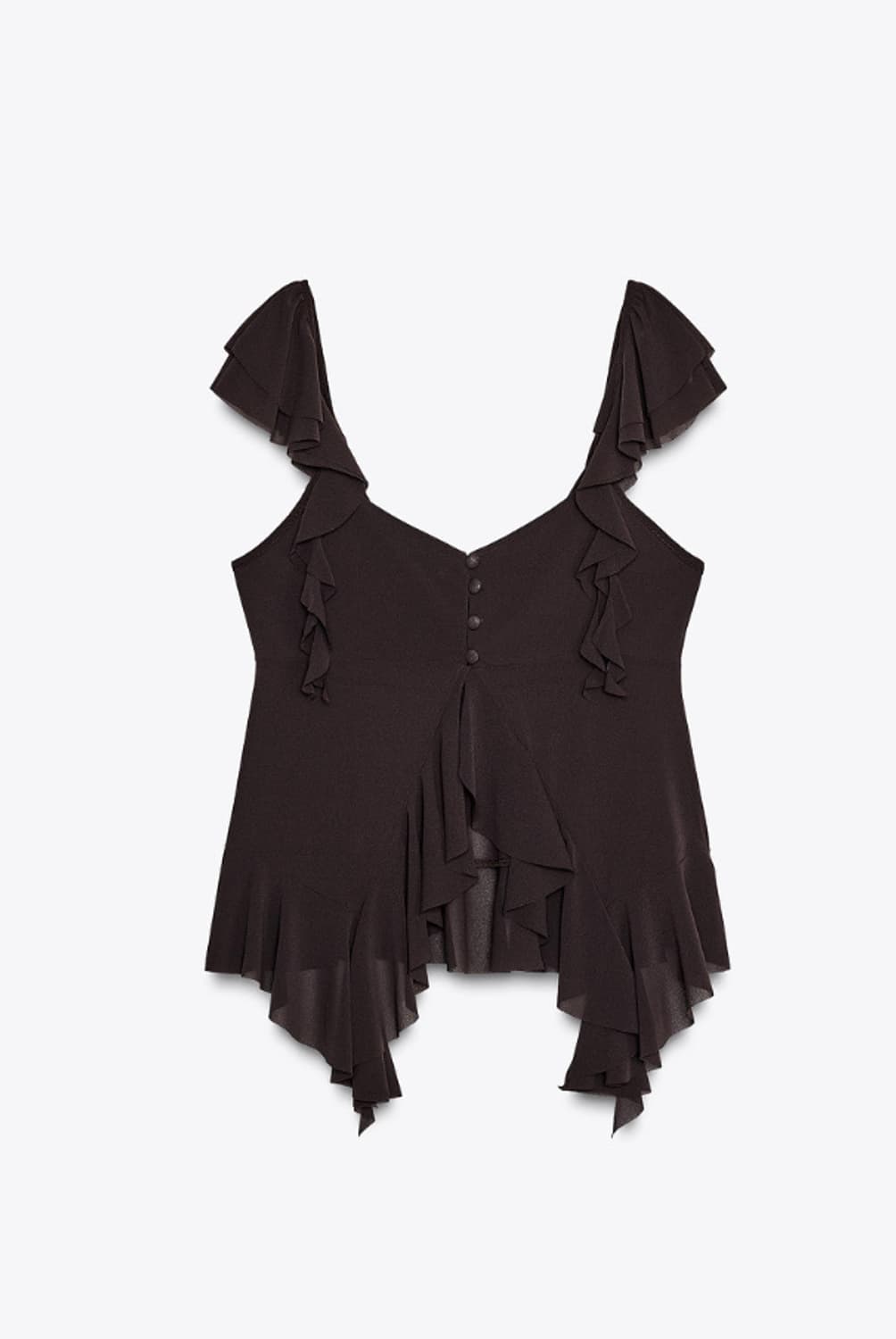 2025 자라 프릴탑 m 상품이미지3