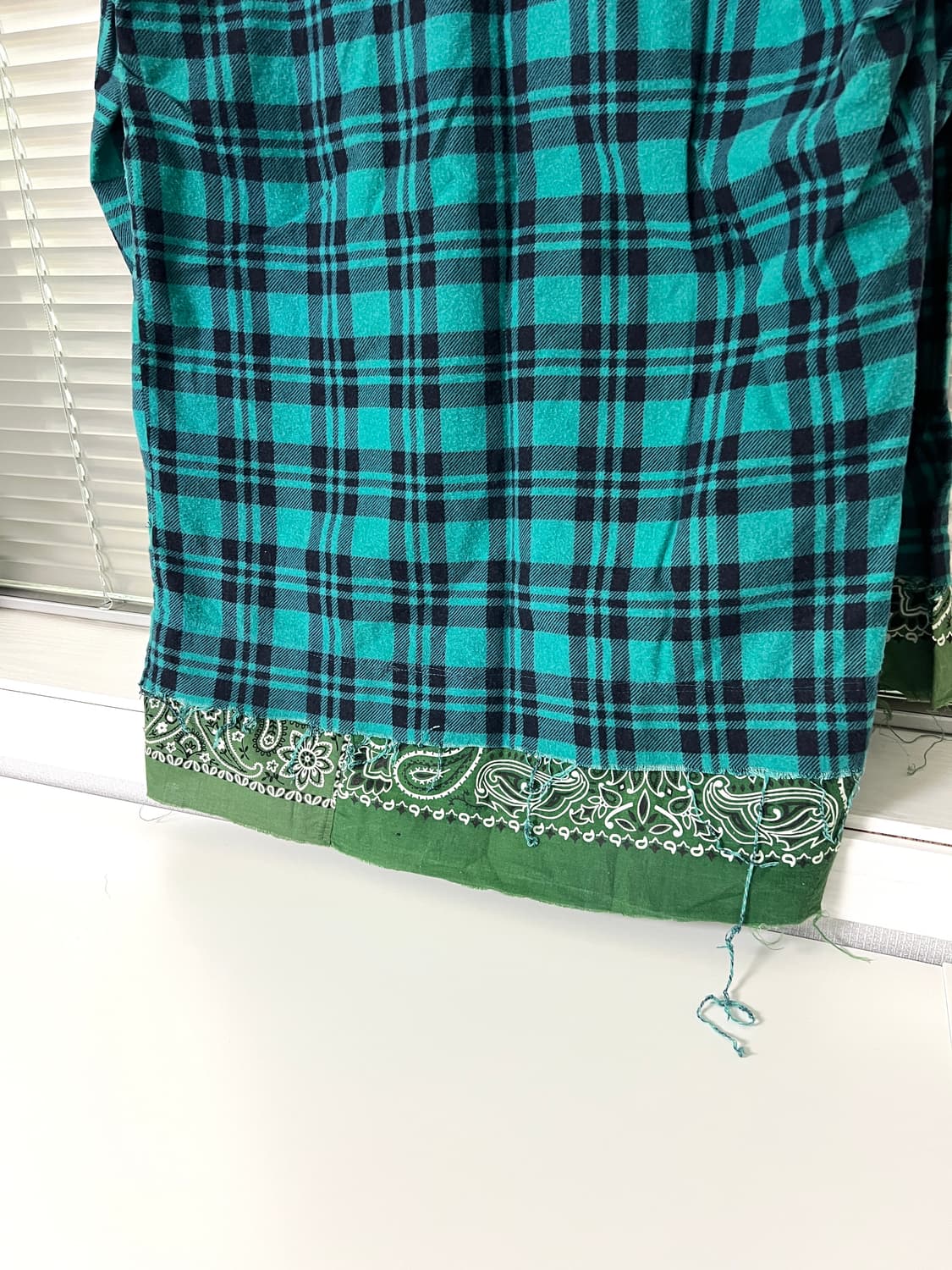 OLDPARK-PAISLEY PULLOVER SHIRT GREEN 상품이미지6
