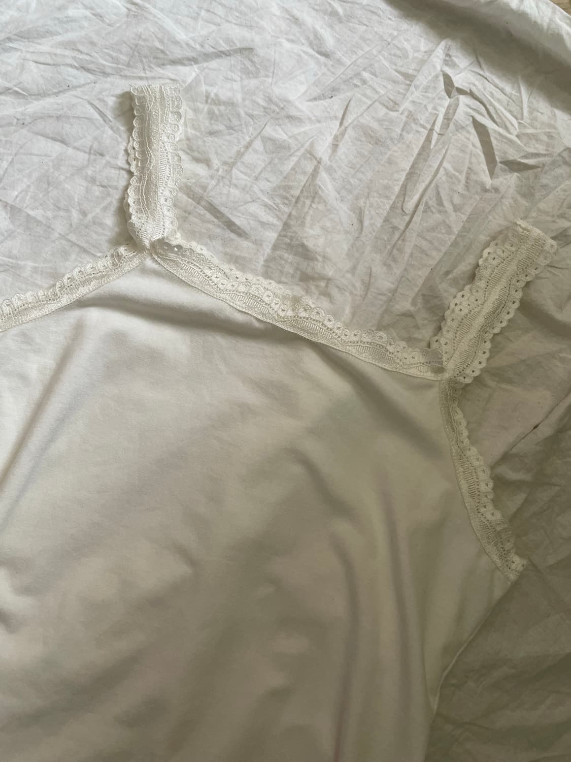 레이스 스트랩 슬리브리스 나시 상품이미지2