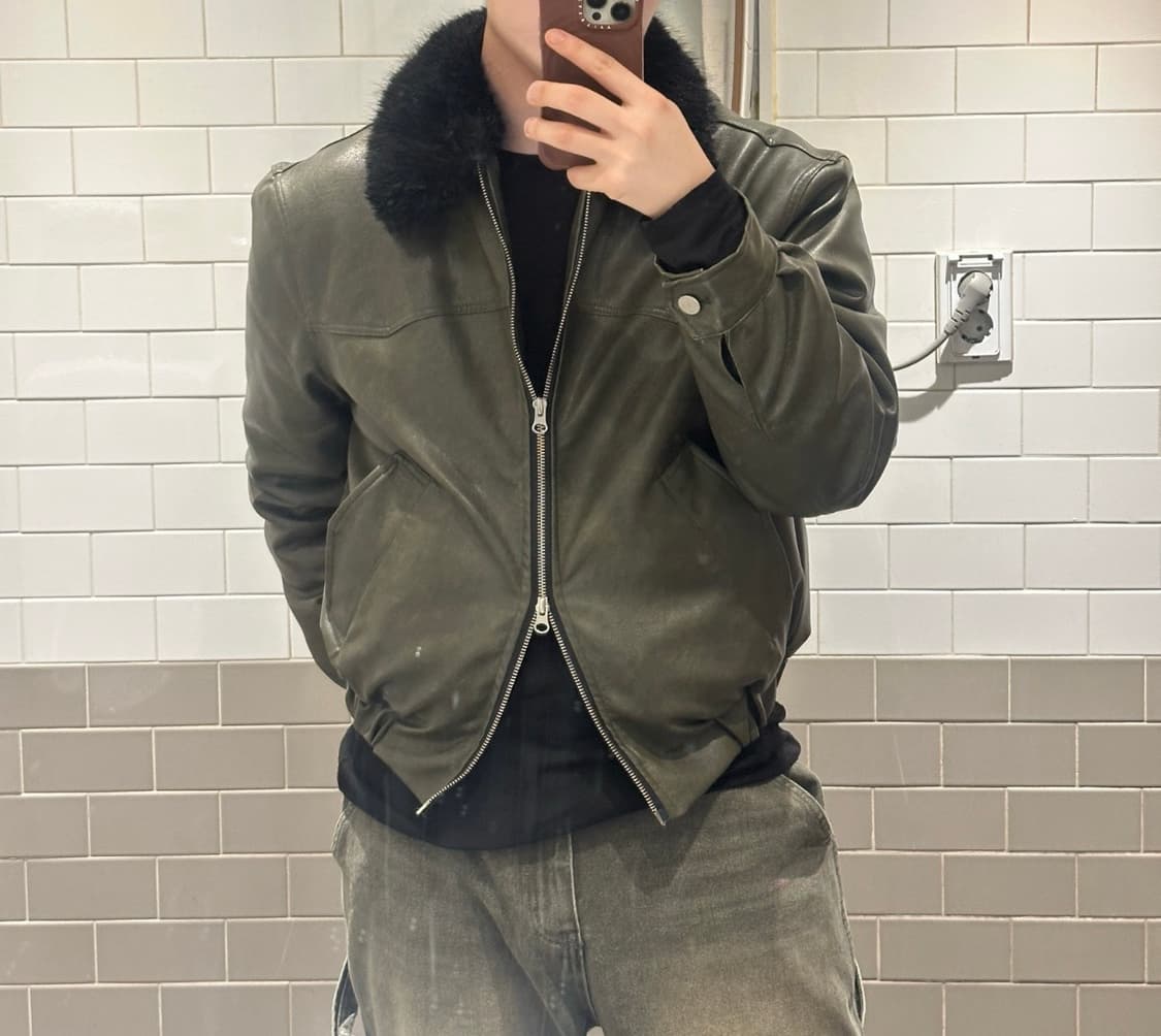 리얼 라쿤퍼 블루종 / os사이즈 상품이미지1