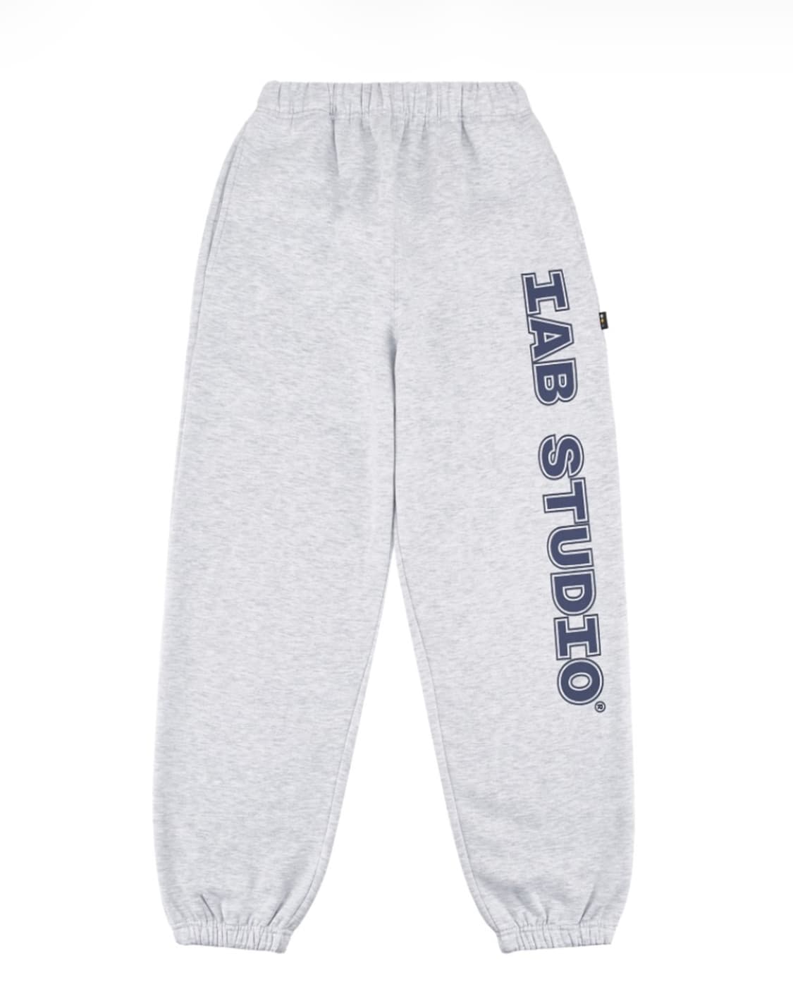 [M] 아이앱 스튜디오 아이앱 스트레이트 로고 스웨트팬츠 라이트 그레이 상품이미지1