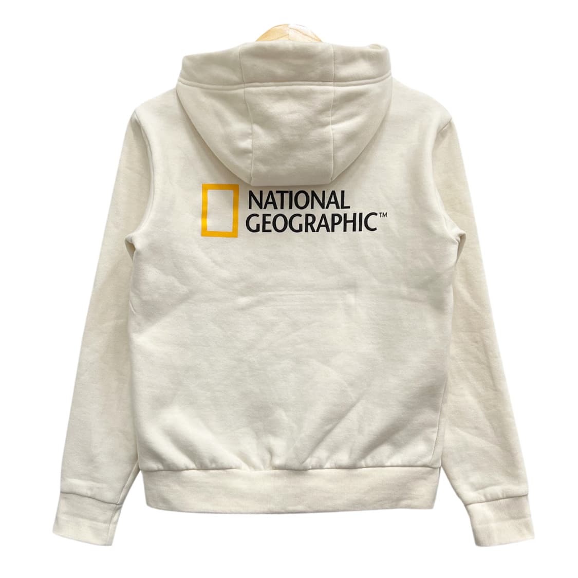 내셔널지오그래픽 빅로고 기모 후드 집업 M 상품이미지1