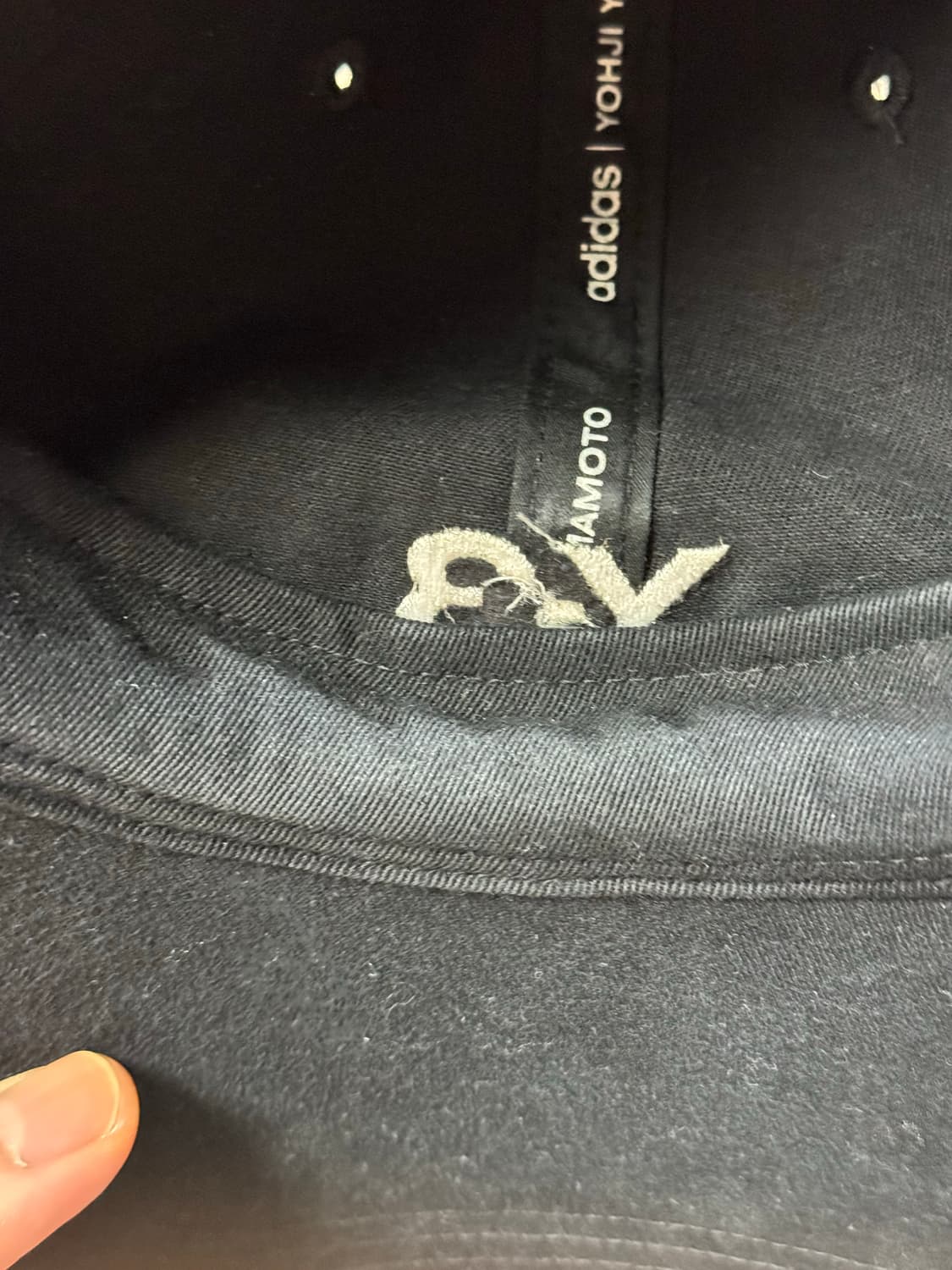 Y-3 스트라이프 볼캡 블랙 OSFL 상품이미지7