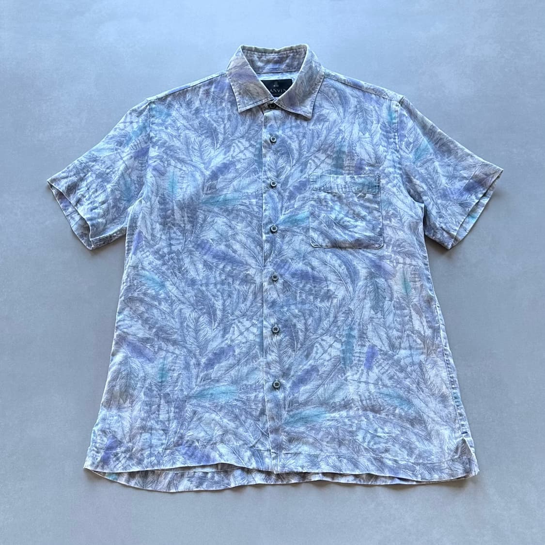 [M]LANVIN 랑방 하와이안 린넨 여성 반팔 셔츠 상품이미지1