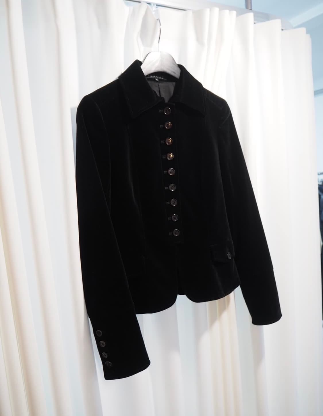 띠어리 벨벳 자켓 상품이미지1