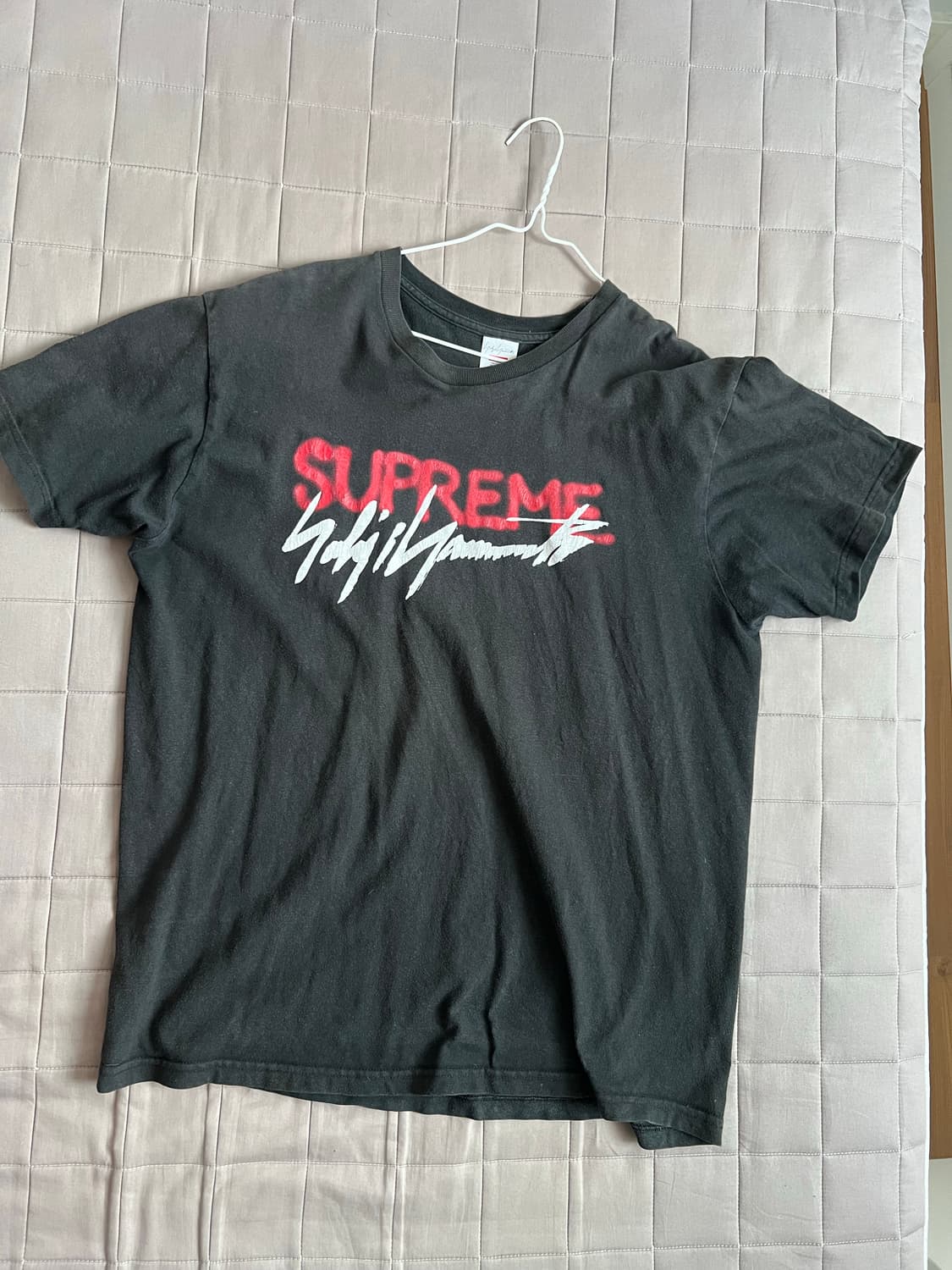 슈프림 x 요지 야마모토 그래픽 티셔츠 L 상품이미지1