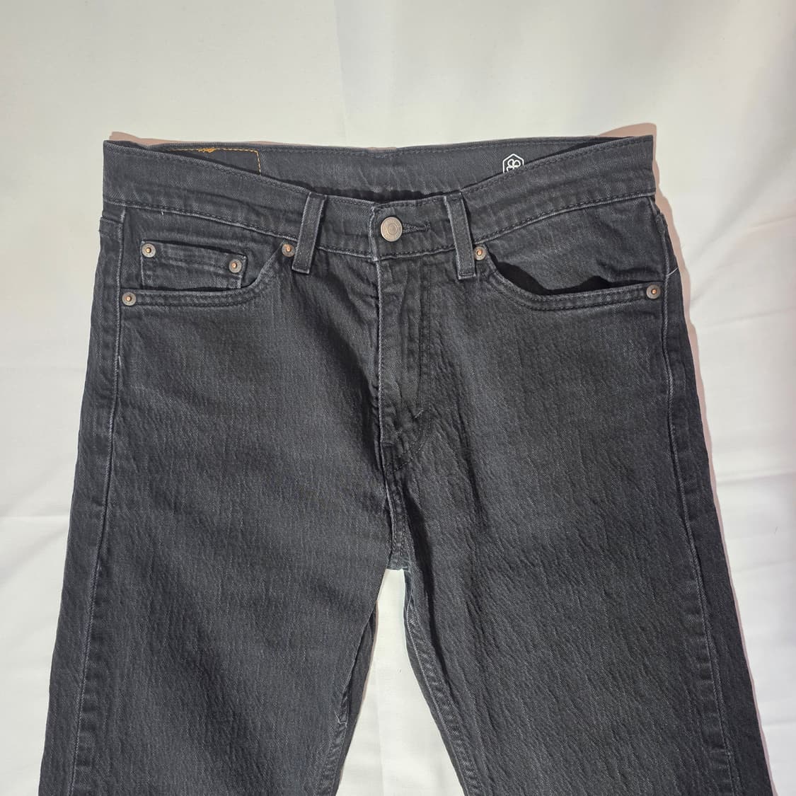 [W30L32]리바이스 505 블랙 데님 팬츠(COOL 원단) 상품이미지2