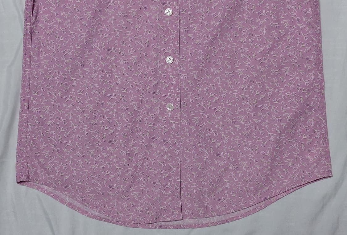 [XS] 엘엘빈(L.L.Bean) 빈티지 플로럴 코튼 셔츠 - 핑크 상품이미지3