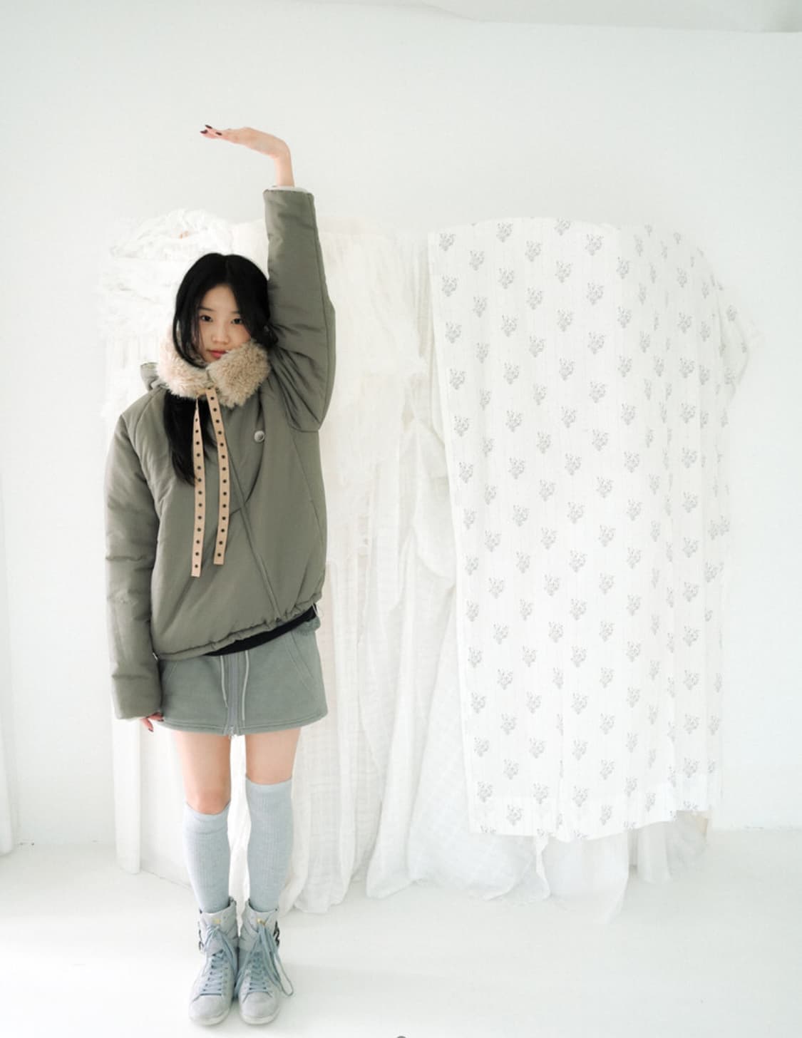 인앤양인하모니 리버서블 패딩 reversible padded jacket 상품이미지2