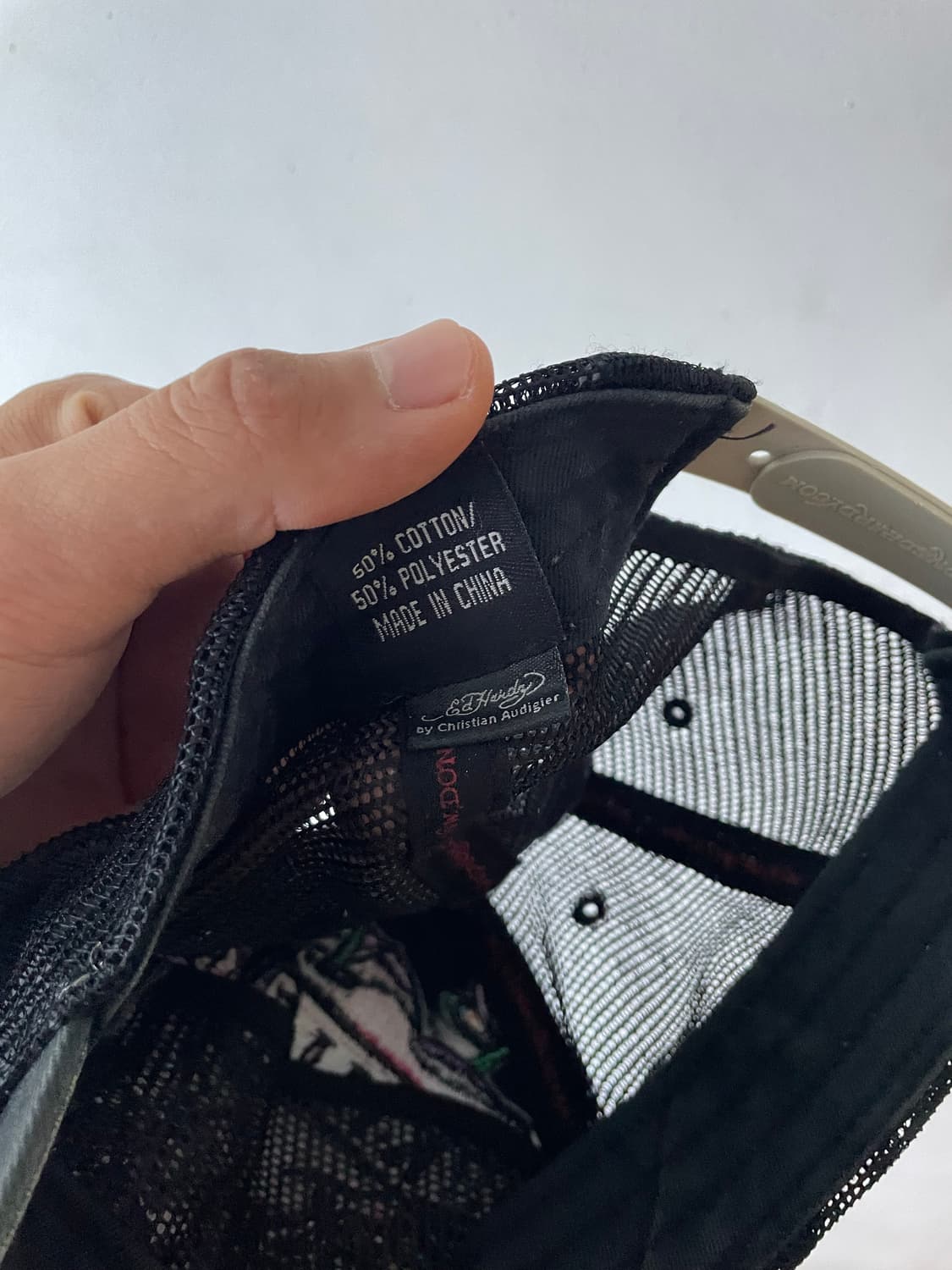 빈티지 에드 하디 매쉬 볼캡 상품이미지4