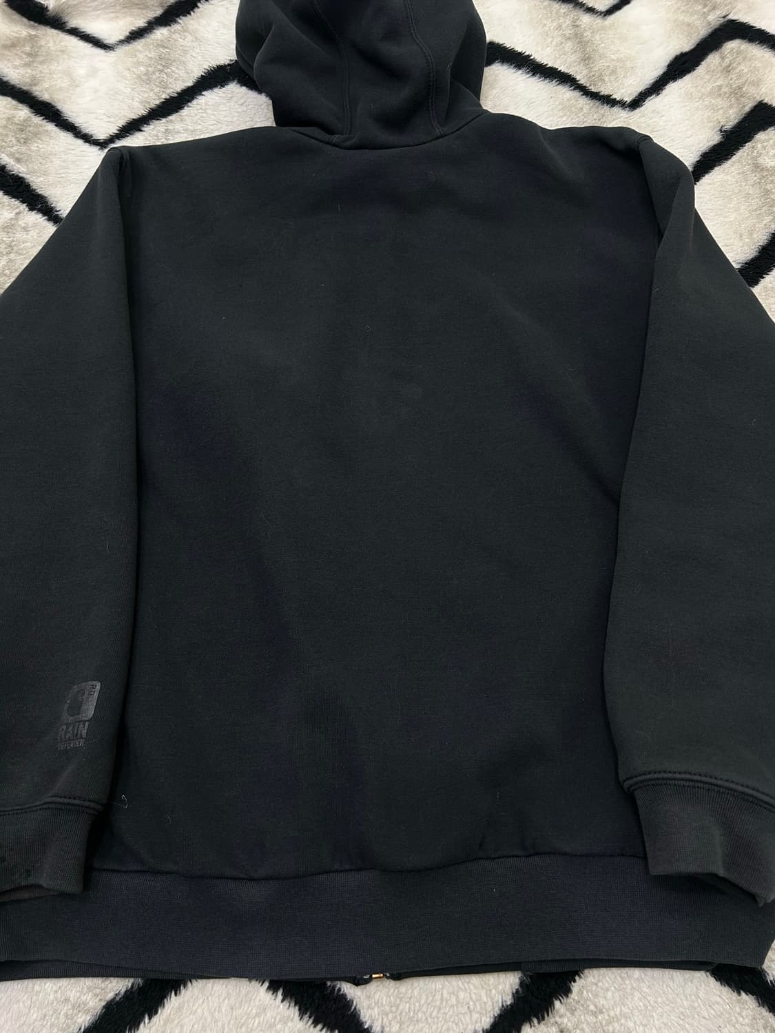 [M]칼하트 레인 디펜더 후드집업/챠콜 상품이미지4