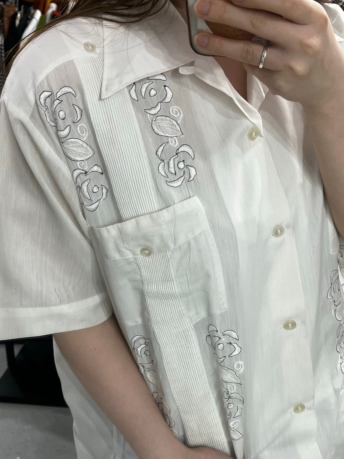 Guayabera shirts (쿠바 셔츠)  L 상품이미지3
