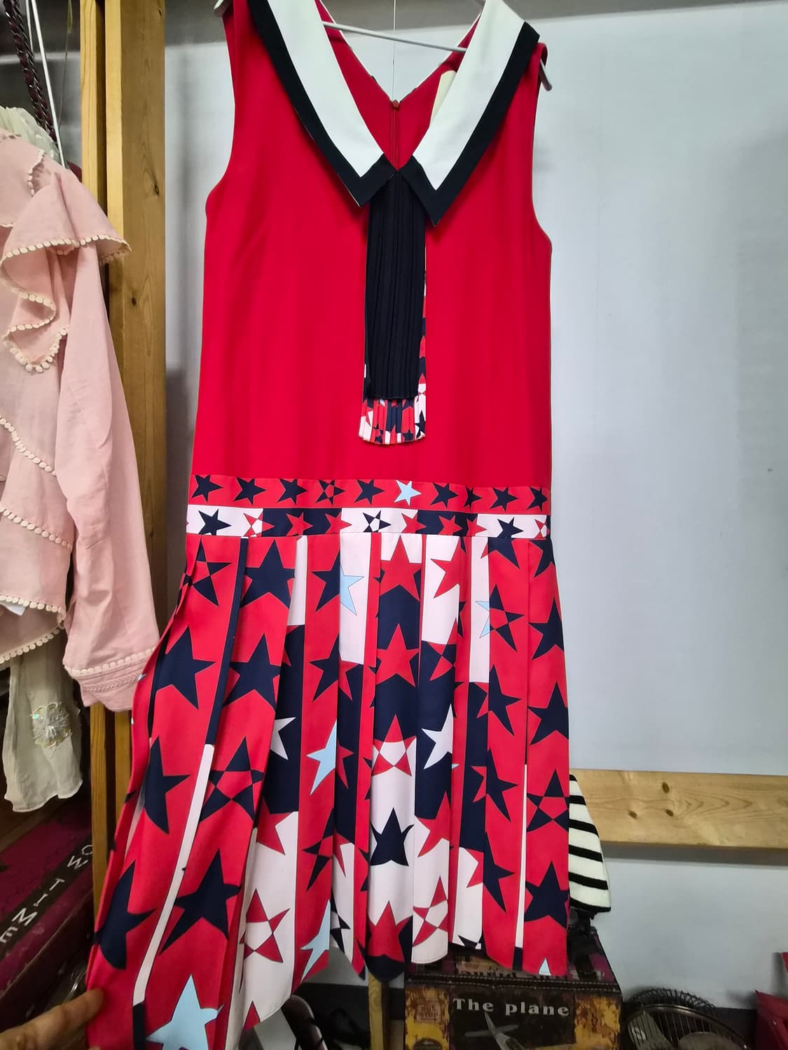 럭키슈에뜨 브이넥 롱 원피스 상품이미지5