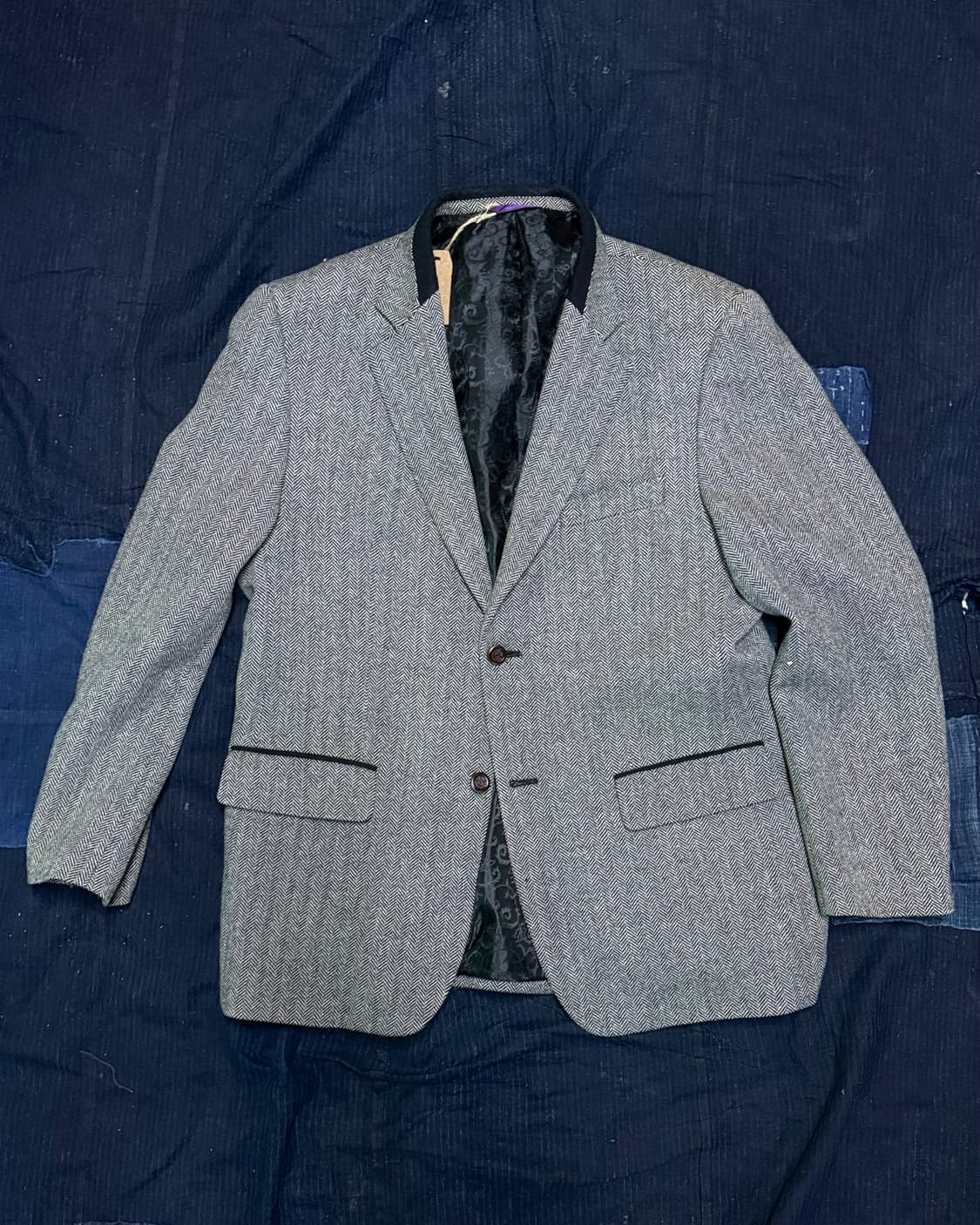 지오투 헤링본 트위드 울 자켓 105 상품이미지1
