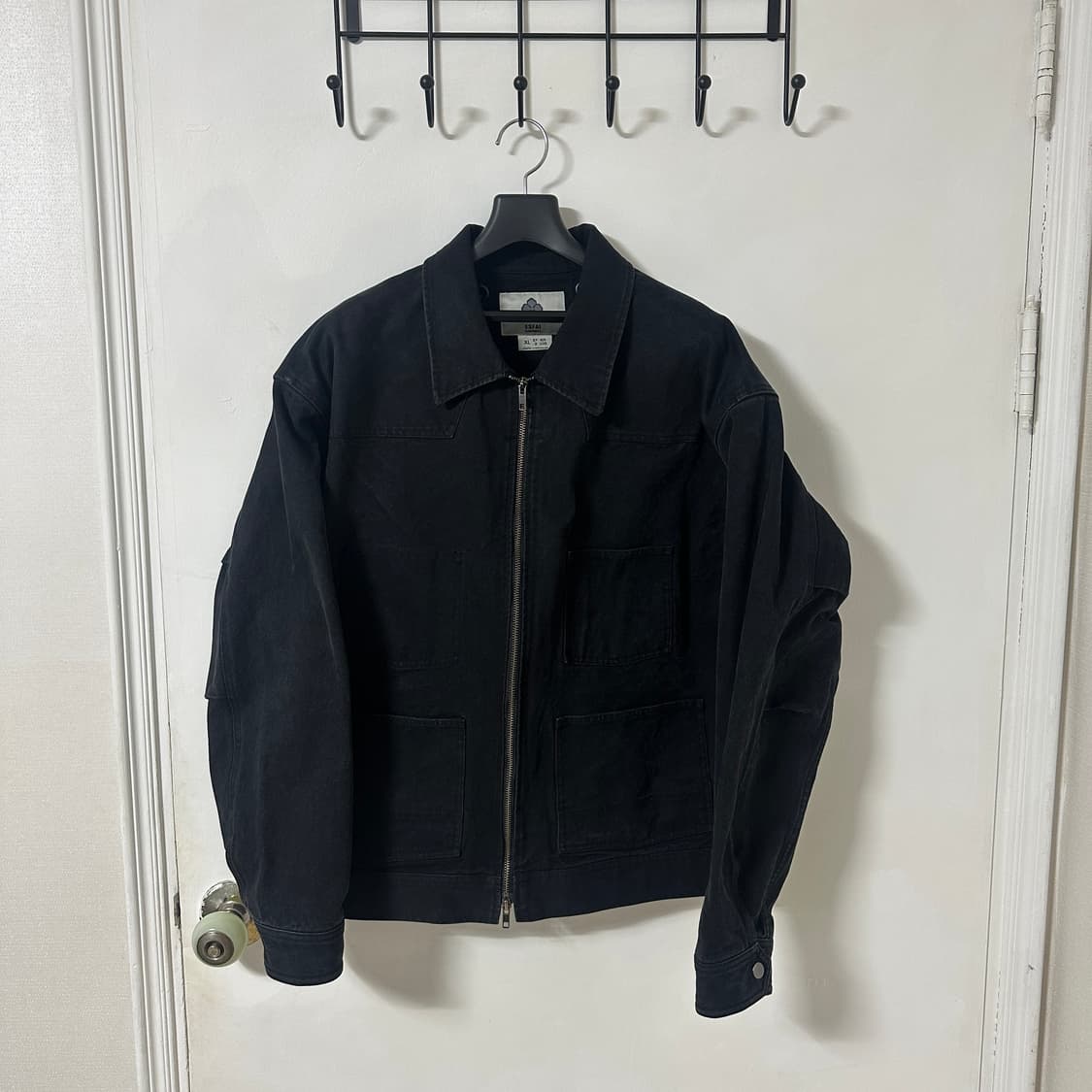 XL 에스파이 캔버스 워크자켓 블랙 상품이미지1