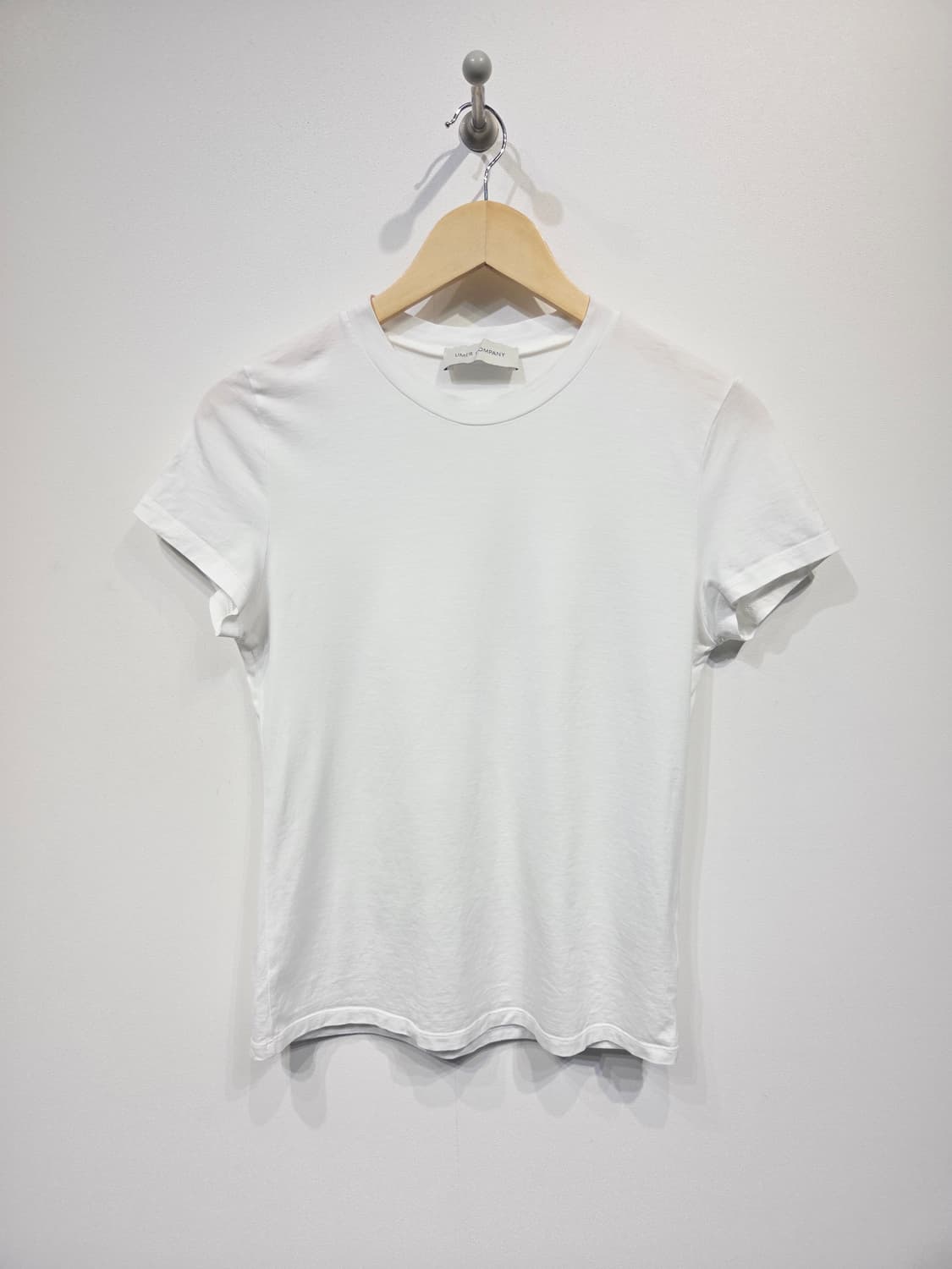 UMER 유메르 프리미엄 베이직 라운드넥 반팔 티셔츠 화이트 상품이미지2