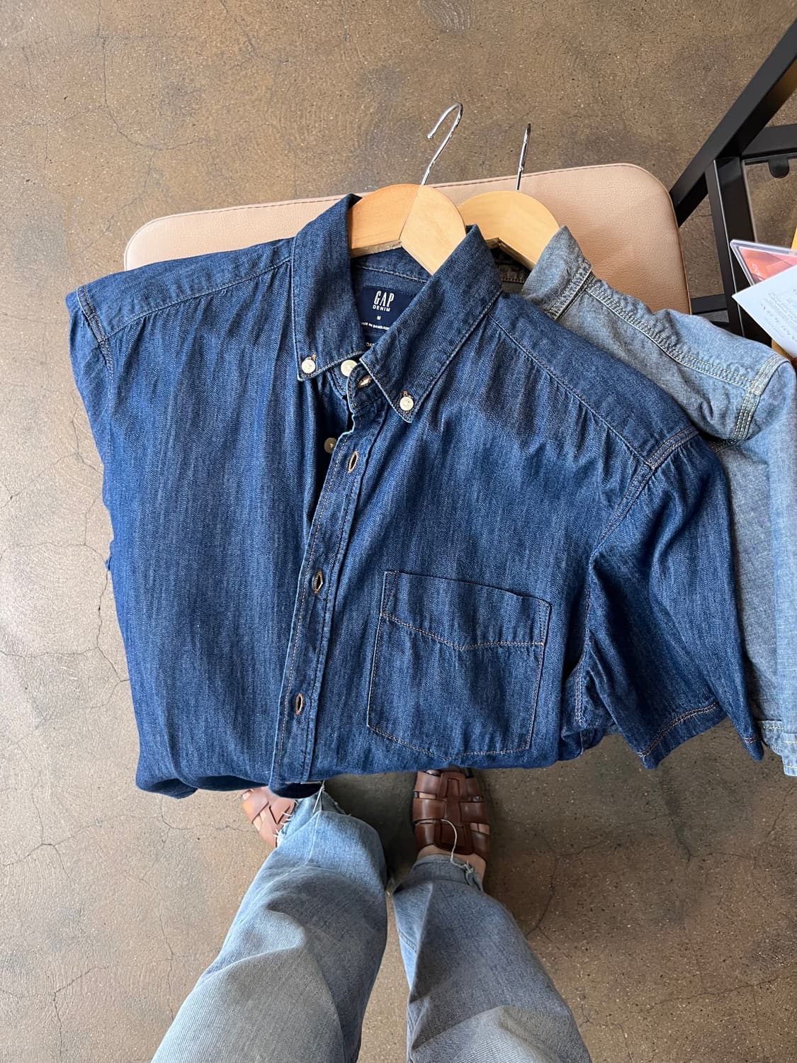GAP 갭 데님 셔츠 상품이미지2