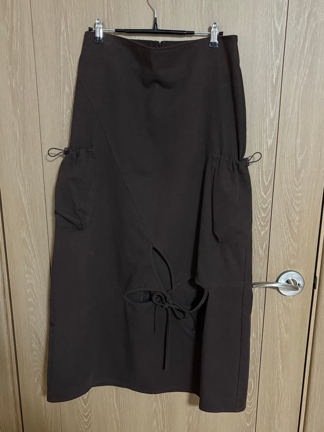 토우토우 아카이브 페탈 카고 스커트 헤이즐넛 카키 상품이미지6