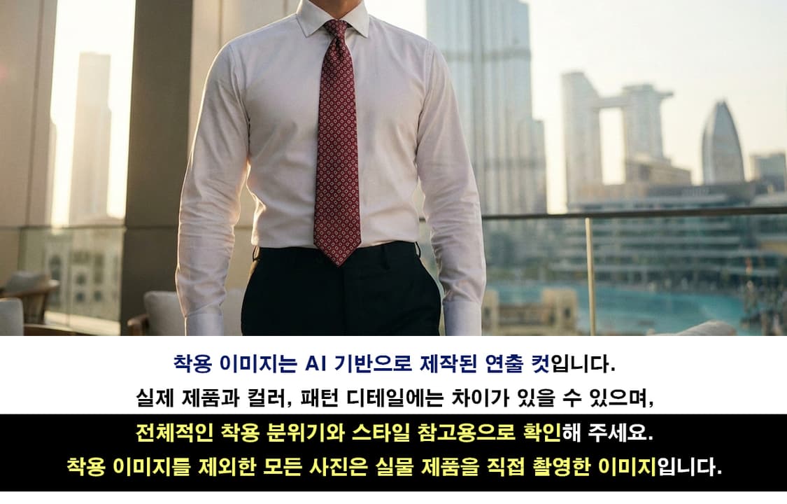 LANVIN 랑방 실크 와인 패턴 넥타이 8.8cm A~B등급 E941 상품이미지3