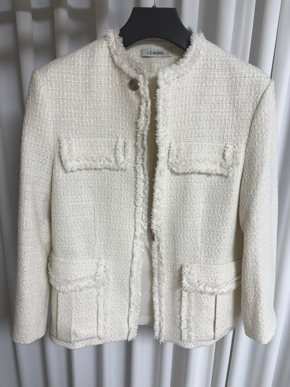 제이청 anubis 트위드 자켓 아이보리 상품이미지1