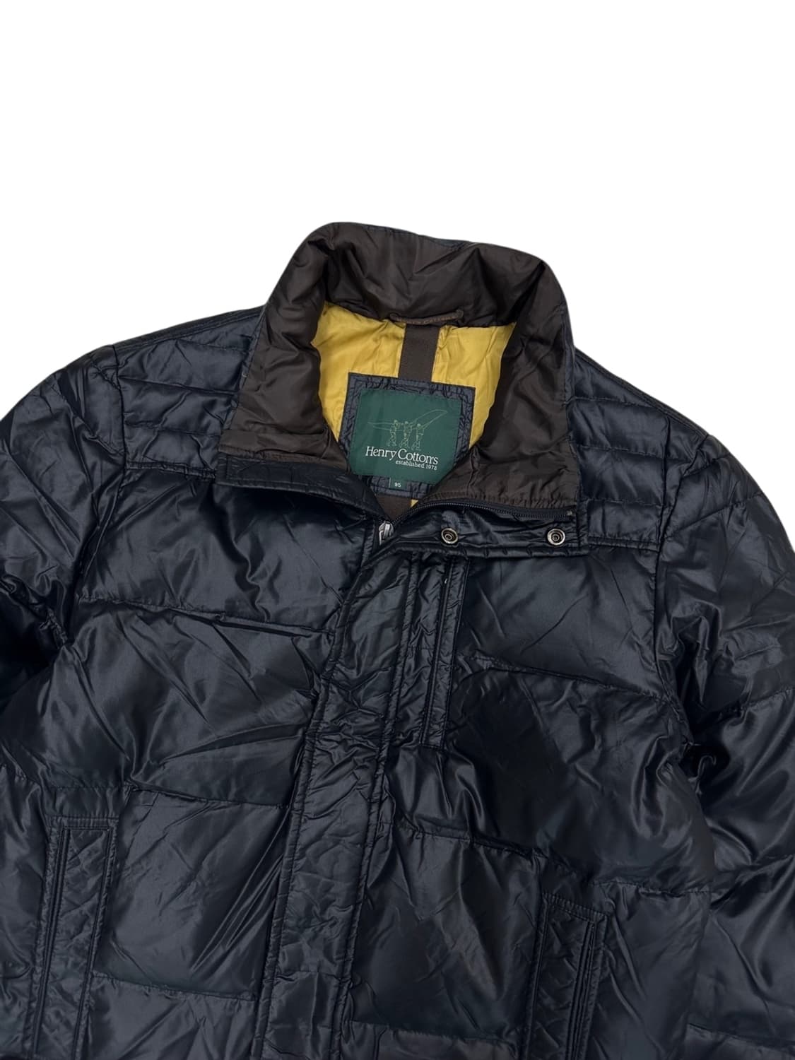 헨리코튼 덕다운 유광패딩 블랙 (M) 상품이미지3