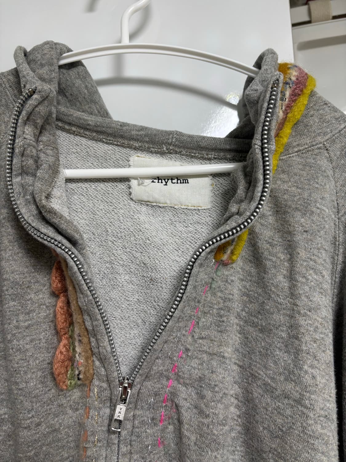 빈티지 후드 집업 rhythm  상품이미지4