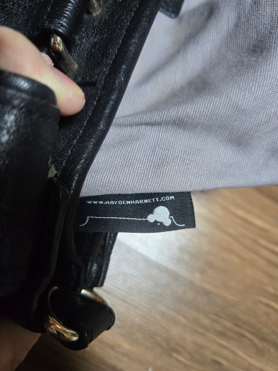 하이덴 하넷 블랙 가죽 크로스백 상품이미지6