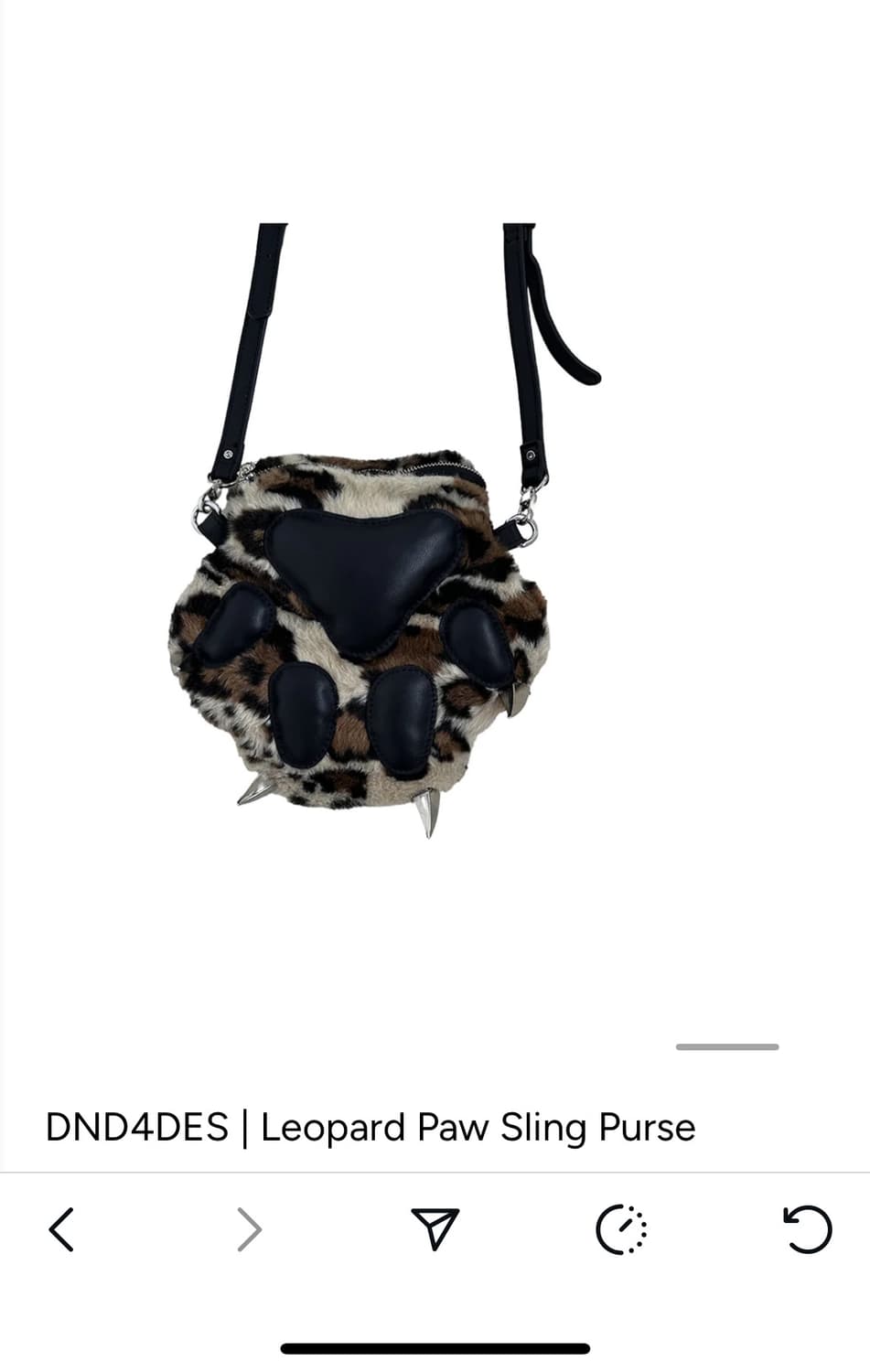 갸루 펑크 발바닥 가방 (세일함댜) 상품이미지5