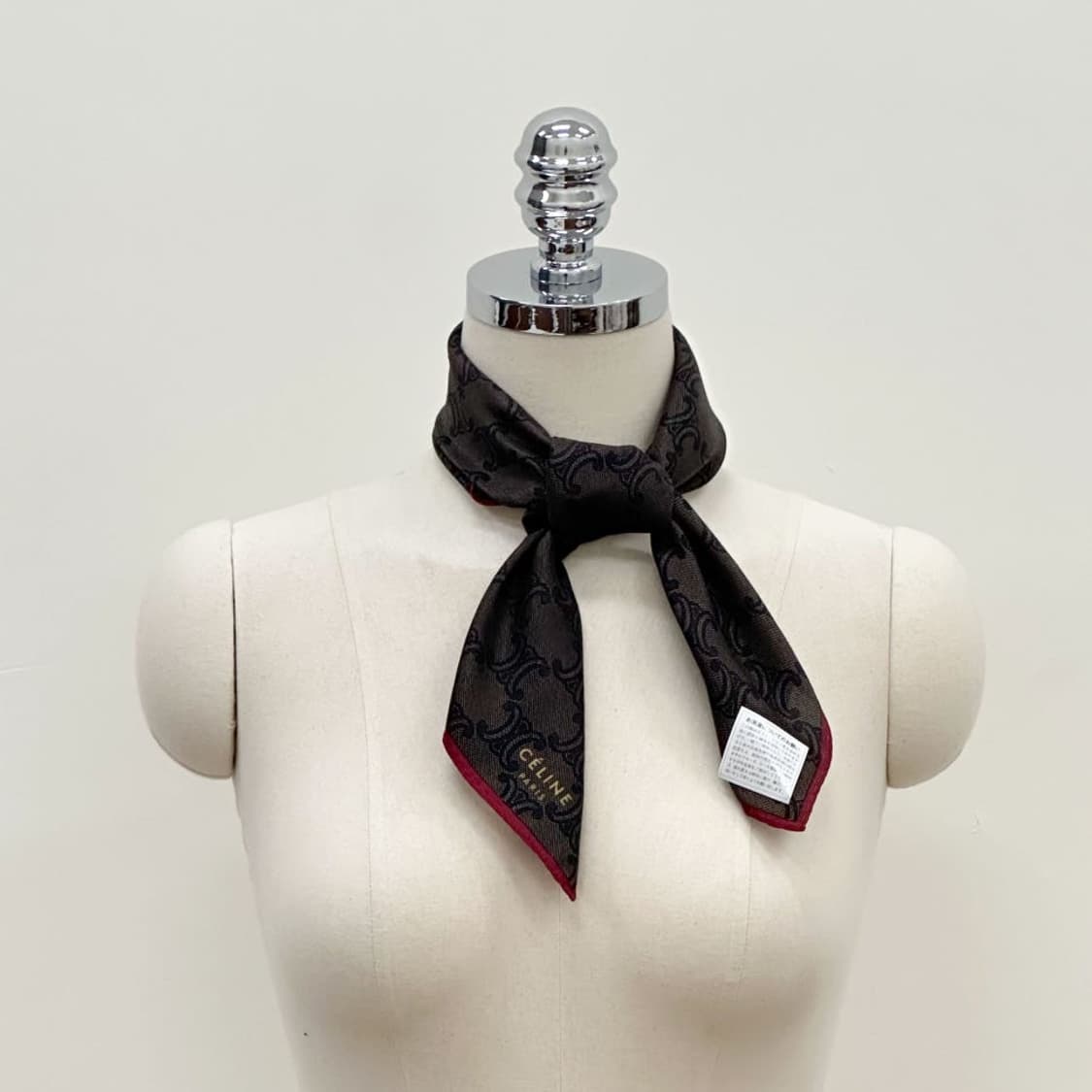 (새상품) celine / 셀린느 실크혼방 쁘띠스카프 상품이미지10