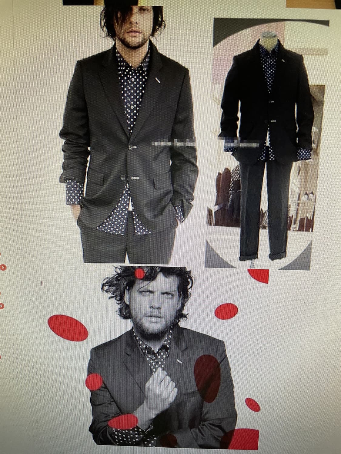 h&m 꼼데가르송 슈트 상품이미지1