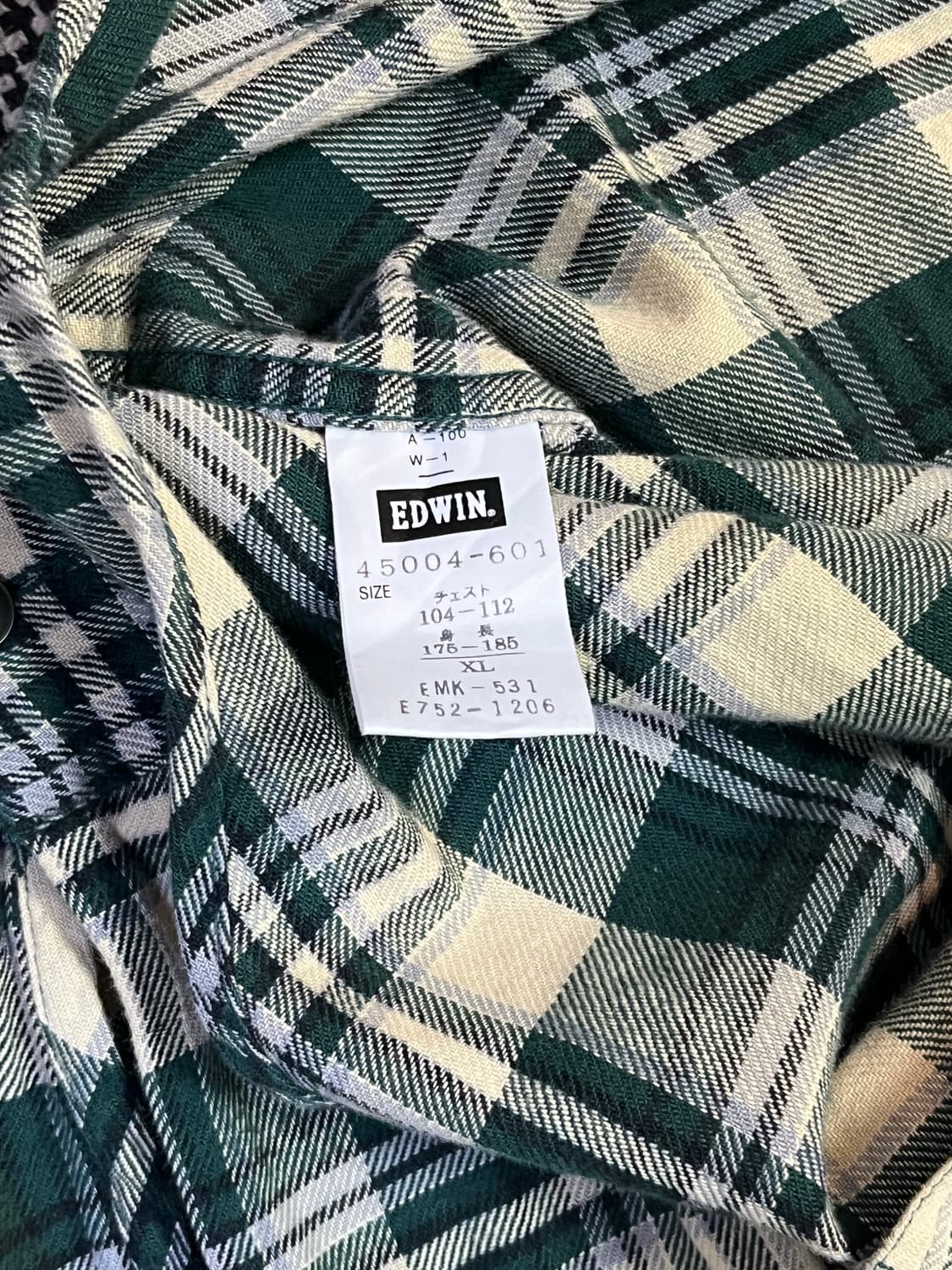 에드윈 체크 셔츠 상품이미지4