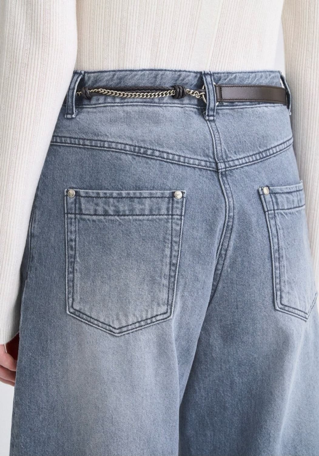 
26SS 타임 프레이드햄 데님 팬츠 상품이미지8