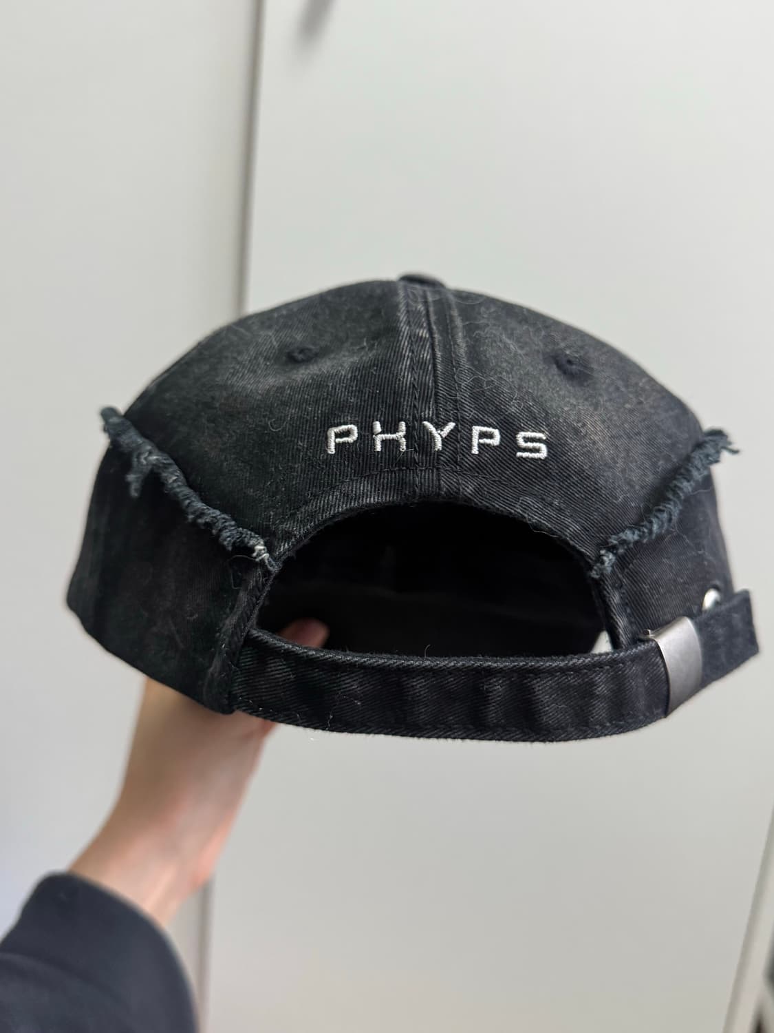 혼다 컷오프 볼캡 블랙 상품이미지2