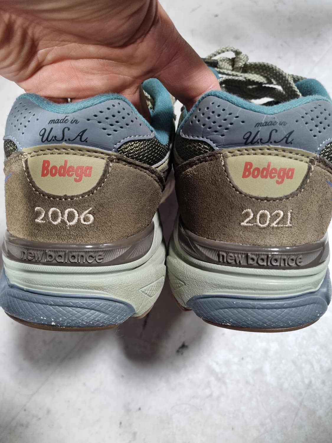 뉴발란스 보데가 990 스니커즈 상품이미지3