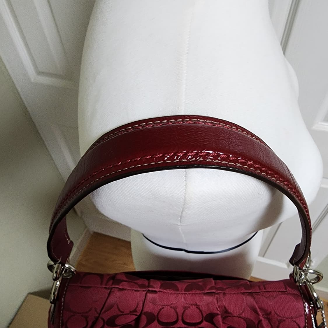 상태굿굿) 코치 숄더백 (버건디) 상품이미지3