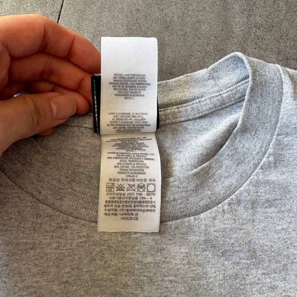 할리데이비슨 정품 그레이 긴팔 티셔츠 상품이미지7