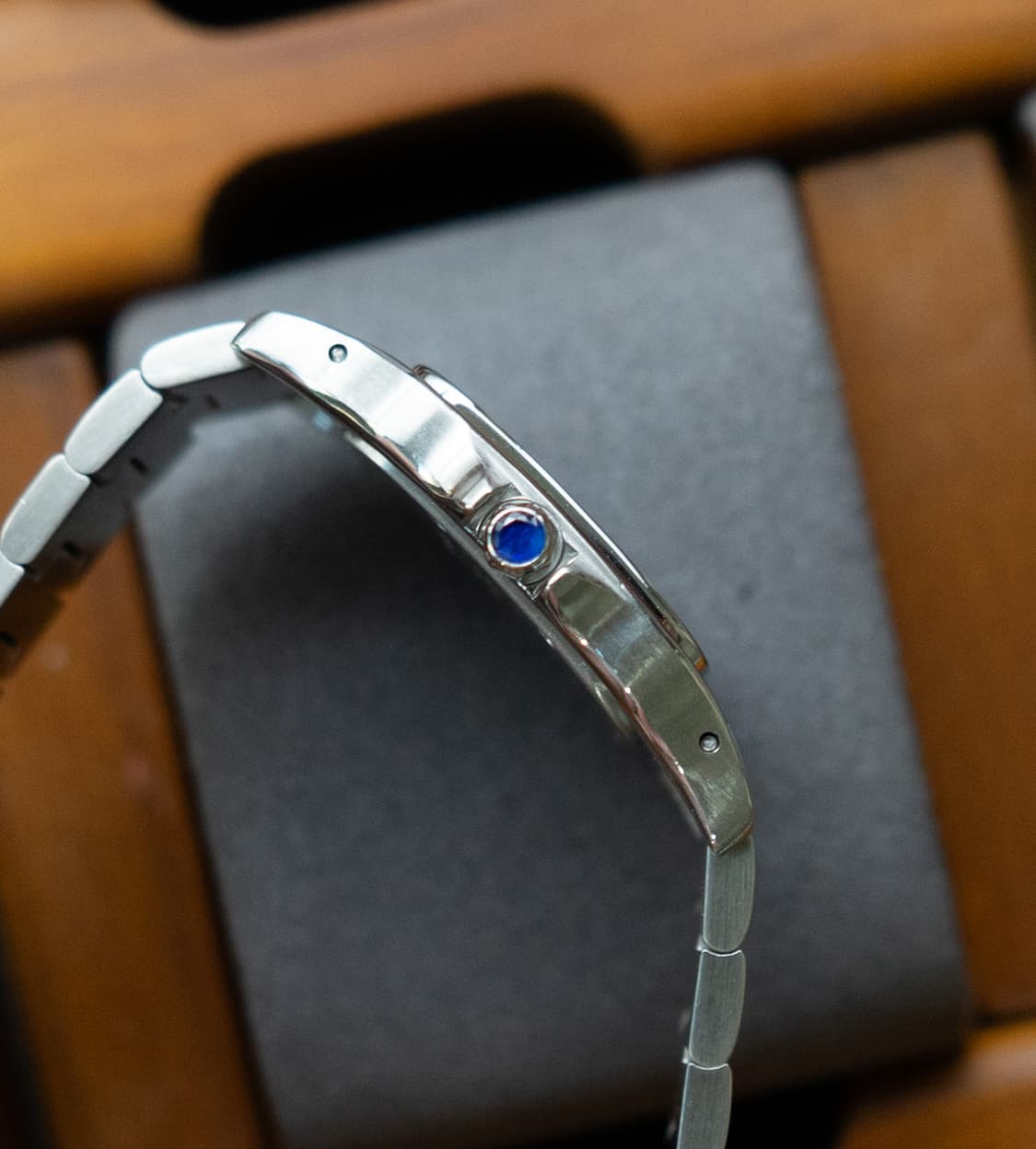 까르띠에 산토스 갈베 LM 쿼츠 빈티지 시계 상품이미지3