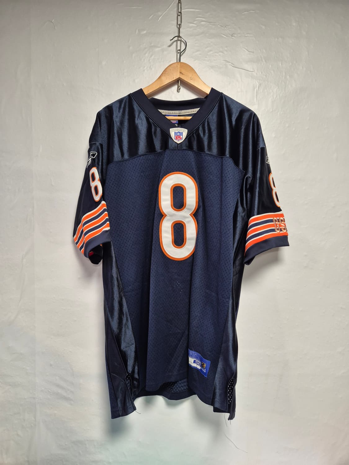 L 오버핏 50사이즈 리복 NFL 시카고 베어스 반팔매쉬져지#8(상태A) 상품이미지1