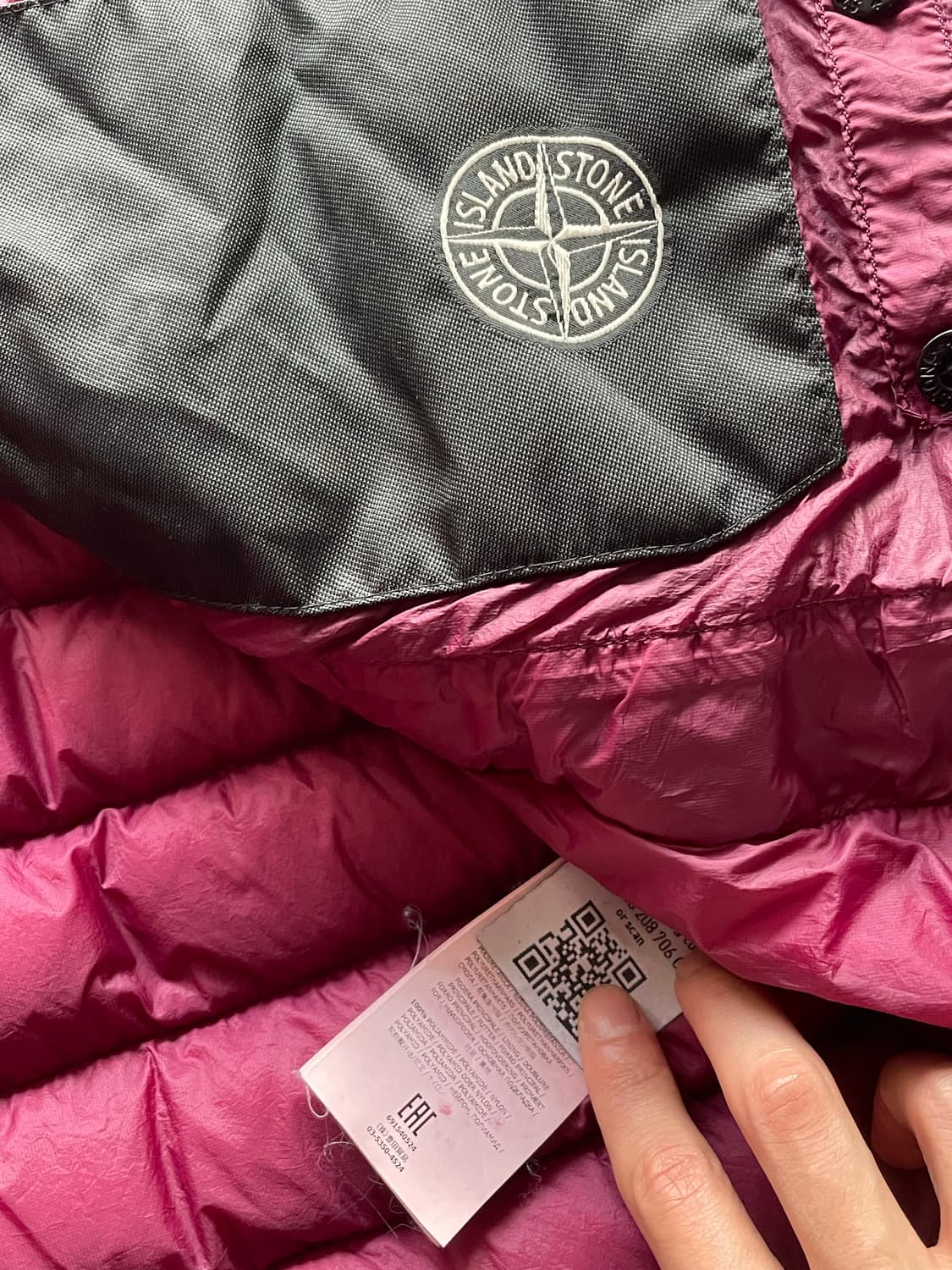 스톤아일랜드 가먼트 다이드 마이크로 얀 다운자켓 상품이미지4